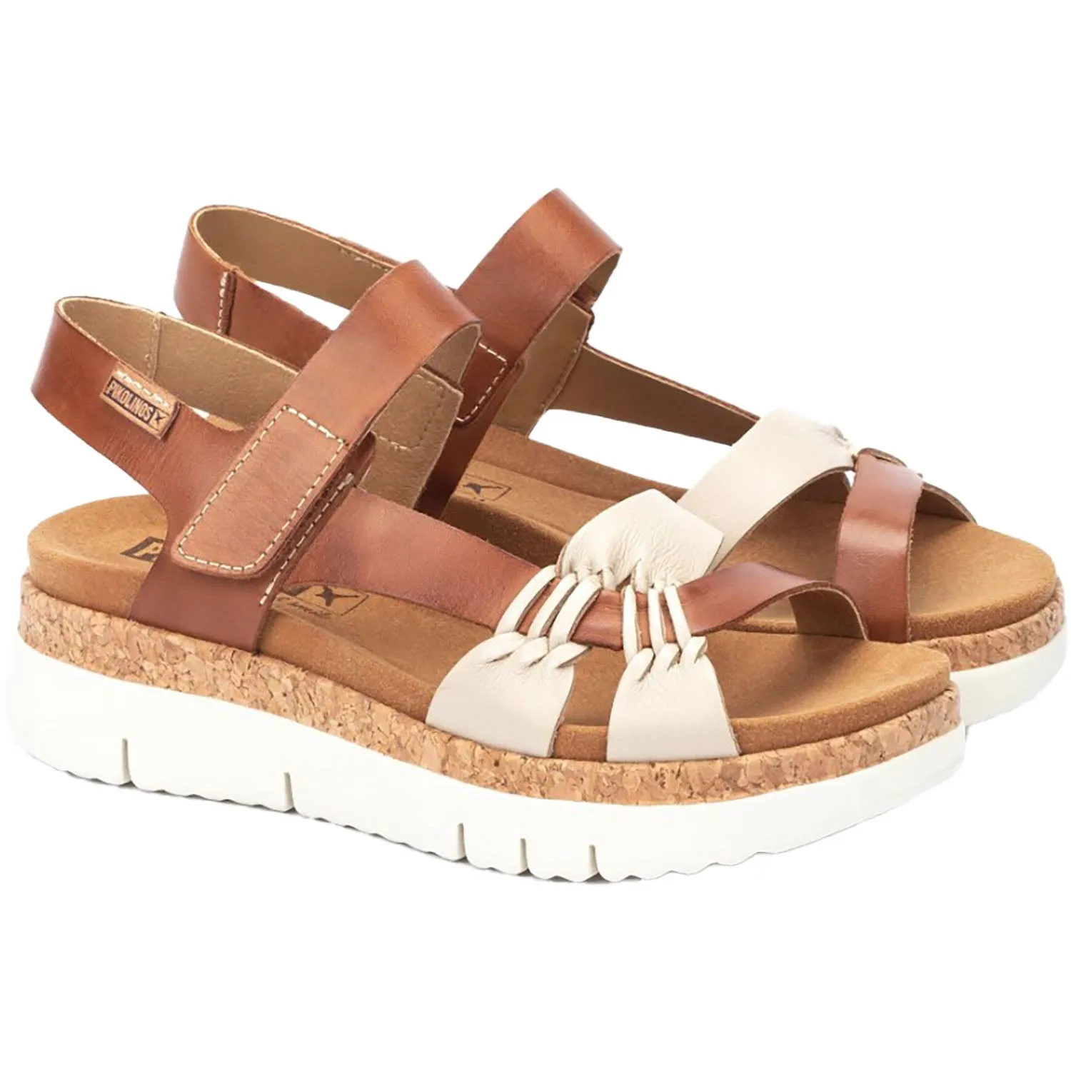 Women's Pikolinos Palma W4N-0968C1 Marfil-Brandy Leather