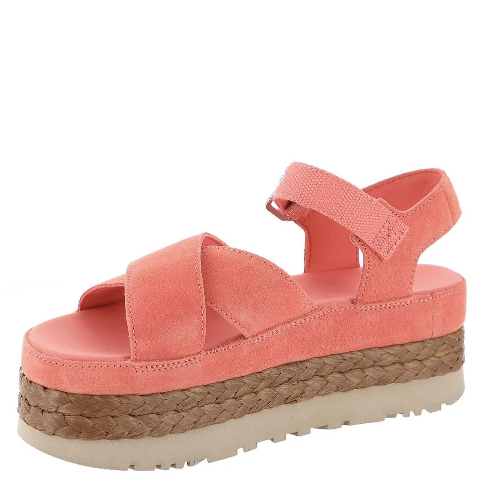 Women's Shoes UGG AUBREY ANKLE Platform Wedges 1152711 VIBRANT CORAL