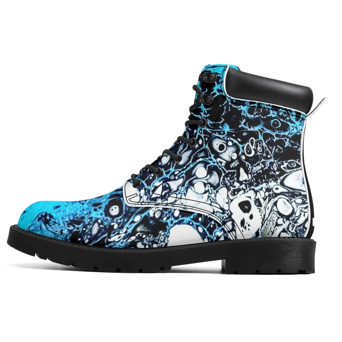 Women's Stylish All-Season Vegan Leather High Top Boots